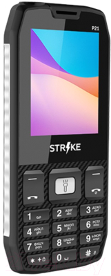 Мобильный телефон Strike P21 (черный/белый)