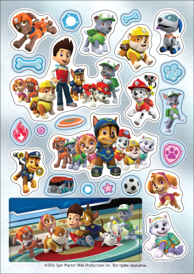 Изображение товара Набор наклеек Росмэн Щенячий патруль. Коллекция наклеек / 4680274023507