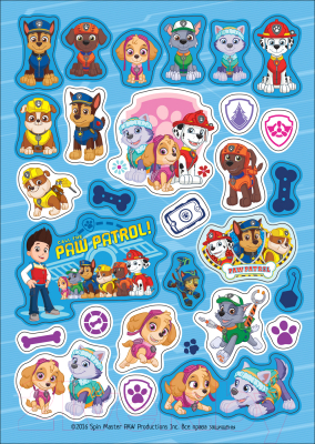 Изображение товара Набор наклеек Росмэн Щенячий патруль. Коллекция наклеек / 4680274023507