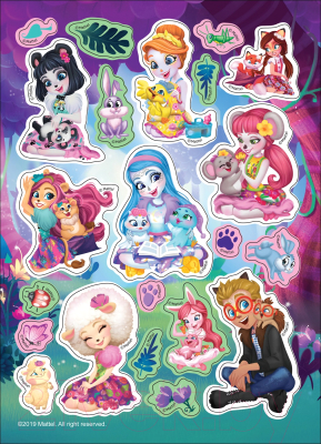 Изображение товара Набор наклеек Росмэн Энчантималс. Коллекция наклеек / 4680274046162