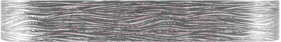 Карниз для штор LEGRAND Эдельвейс с поворотами 3.6м 3-х рядный 7см / 58090022 (графит-антик)