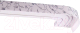 Карниз для штор LEGRAND Галант Элегия 7см с поворотами 2.4м / 48071700 (белый) - 