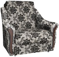 Кресло-кровать Асмана Виктория (рогожка вензель коричневый) - 