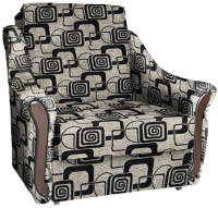 Кресло-кровать Асмана Виктория (рогожка кубики коричневые) - 