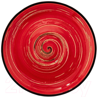 Блюдце Wilmax WL-669234/B (красный)