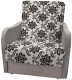 Кресло-кровать Асмана Виктория-1 (рогожка вензель коричневый/рогожка бежевый) - 