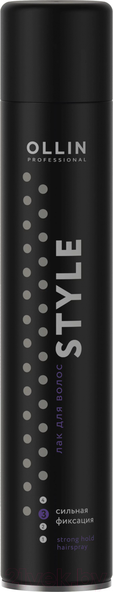 Лак для укладки волос Ollin Professional Style сильной фиксации (500мл)
