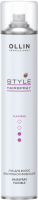 Лак для укладки волос Ollin Professional Style эластичной фиксации (450мл) - 