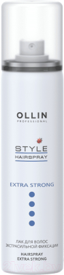 Лак для укладки волос Ollin Professional Style экстрасильной фиксации (75мл)