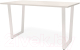Обеденный стол Millwood Уэльс Л18 130x80 (дуб белый крафт/металл белый) - 