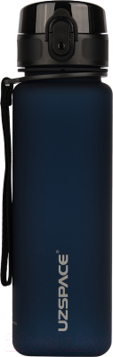Бутылка для воды UZSpace Colorful Frosted / 3026 (500мл, Dark blue)