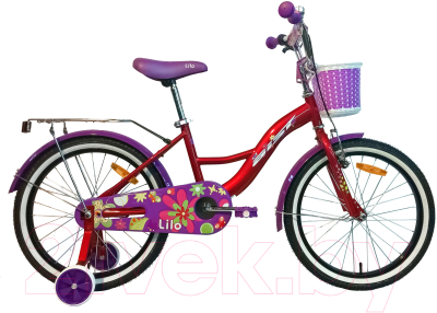 Детский велосипед AIST Lilo 2022 (16, красный)