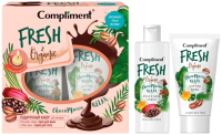 

Набор косметики для тела Compliment, Fresh&Organic ChocoMocco Пена д/ванны 200мл+Скраб д/тела 150мл
