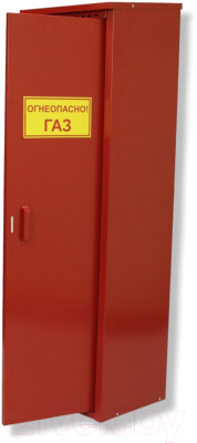 Шкаф для газового баллона Петромаш Slkptr19 (1x50л, красный)