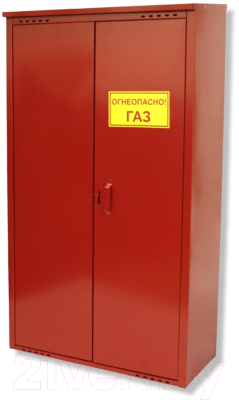 Шкаф для газового баллона Петромаш Slkptr24 (2x50л, красный)
