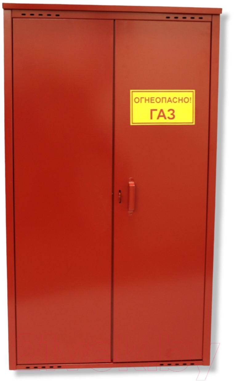Шкаф для газового баллона Петромаш Slkptr24 (2x50л, красный) — фото 11