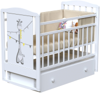 

Детская кроватка VDK, Dream Dino маятник ящик