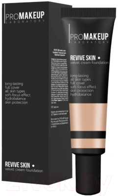 Тональный крем PROMAKEUP Revive Skin с бархатным покрытием тон 204 (30мл)