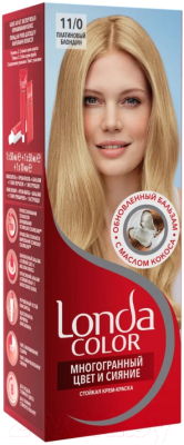 Изображение товара Крем-краска для волос Londa Color Стойкая 11/0 (платиновый блондин)