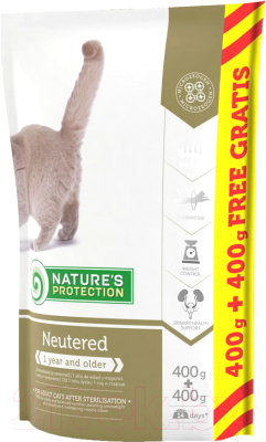 

Корм для кошек Nature's Protection, Neutered / NPS45241