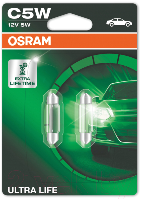 Комплект автомобильных ламп Osram 6418