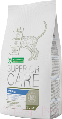 Сухой корм для кошек Nature's Protection Superior Care Anti Age Cat / AKCNPS45084 (1.5кг)