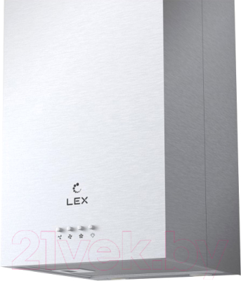 Вытяжка коробчатая Lex Tubo Quattro Isola 350 / CHAT000046 (нержавеющая сталь)