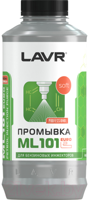 Присадка Lavr Промывка инжекторных систем ML101 EURO / Ln2007 (1л)