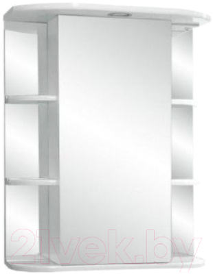 Шкаф с зеркалом для ванной Tivoli Герда 50 L (с подсветкой)