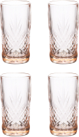 Набор стаканов Luminarc Зальцбург O0062 (4шт, розовый) - 