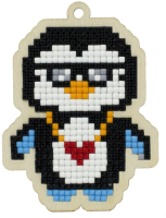 Набор алмазной вышивки Wizardi Арктический пингвин / WWP357 - 