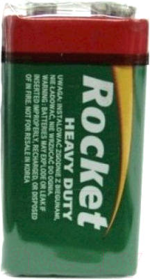 Батарейка Rocket 6F22 1SH (1шт)