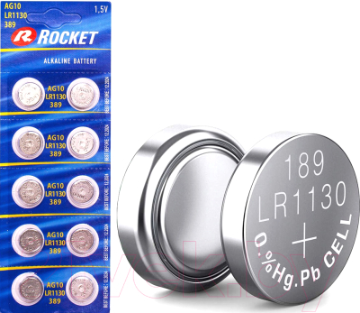 Комплект батареек Rocket AG10 10BL (10шт)