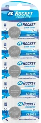 Комплект батареек Rocket СR2025 5BL (5шт)