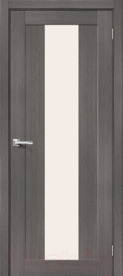 Дверь межкомнатная el'Porta Эко Порта-25 80x200 (Grey Veralinga/Magic Fog)