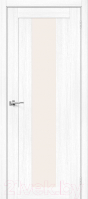 Дверь межкомнатная el'Porta Эко Порта-25 60x200 (Snow Veralinga/Magic Fog)