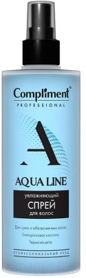 Спрей для волос Compliment Professional Aqua Line Увлажняющий (250мл)