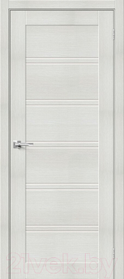 Дверь межкомнатная el'Porta Эко Порта-28 60x200 (Bianco Veralinga/Magic Fog)