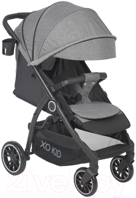Детская прогулочная коляска Xo-kid Steam Deluxe (светло-серый)
