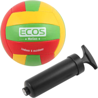 Мяч волейбольный ECOS Motion / R998193 (размер 5, с насосом VB105P) - 