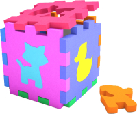 Сортер El'Basco Toys Кубик-сортер Животные / 14-004 - 