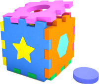 

Развивающая игрушка El'Basco Toys, Кубик-сортер Фигуры / 14-001