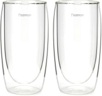 Набор стаканов для горячих напитков Fissman Frappe 6447 (2шт) - 