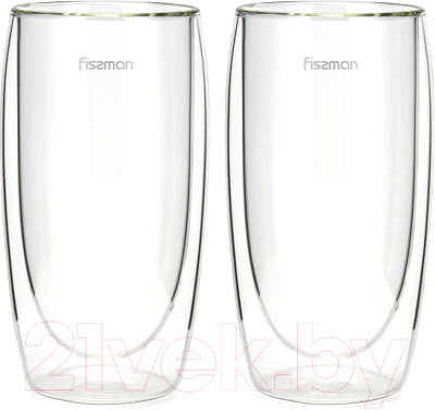 Набор стаканов для горячих напитков Fissman Frappe 6447 (2шт)