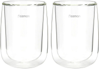 Набор стаканов для горячих напитков Fissman Bonbon 6448 (2шт) - 