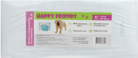 Одноразовая пеленка для животных Happy Friends 60x60см HF60/30 (30шт) - 