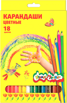 Набор цветных карандашей Каляка-Маляка ККМ18 (18цв)