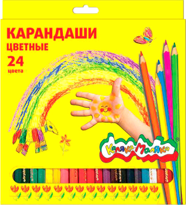 Набор цветных карандашей Каляка-Маляка ККМ24 (24цв)