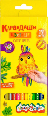 Набор цветных карандашей Каляка-Маляка КНЗСКМ12 (12цв)