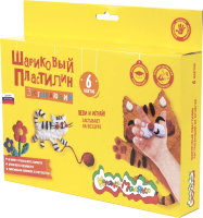 

Пластилин Каляка-Маляка, Шариковый Мелкозернистый застывающий / ПШЗМКМ6-Н